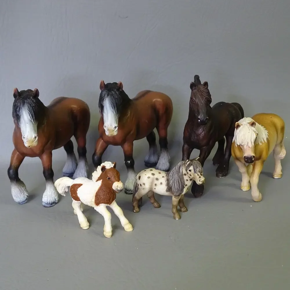 Schleich Horse Animal Clydesdale Mare Colt 2000-2005